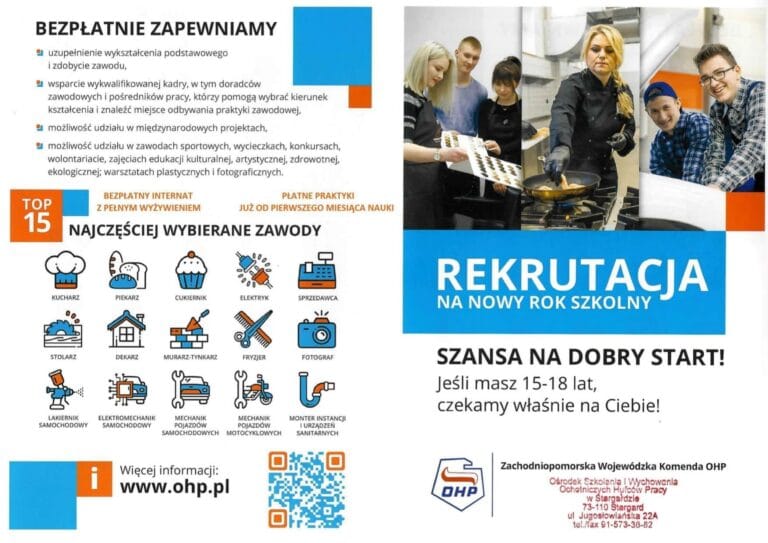 REKRUTACJA W OSiW Stargard!