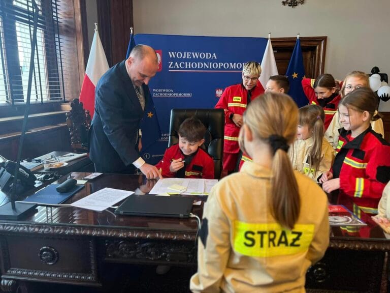 MDP Lubczyna z wizytą u Wojewody Zachodniopomorskiego