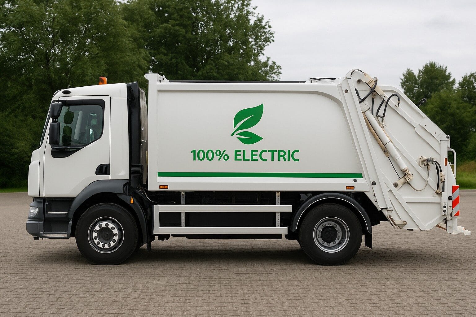 Elektryczna śmieciarka