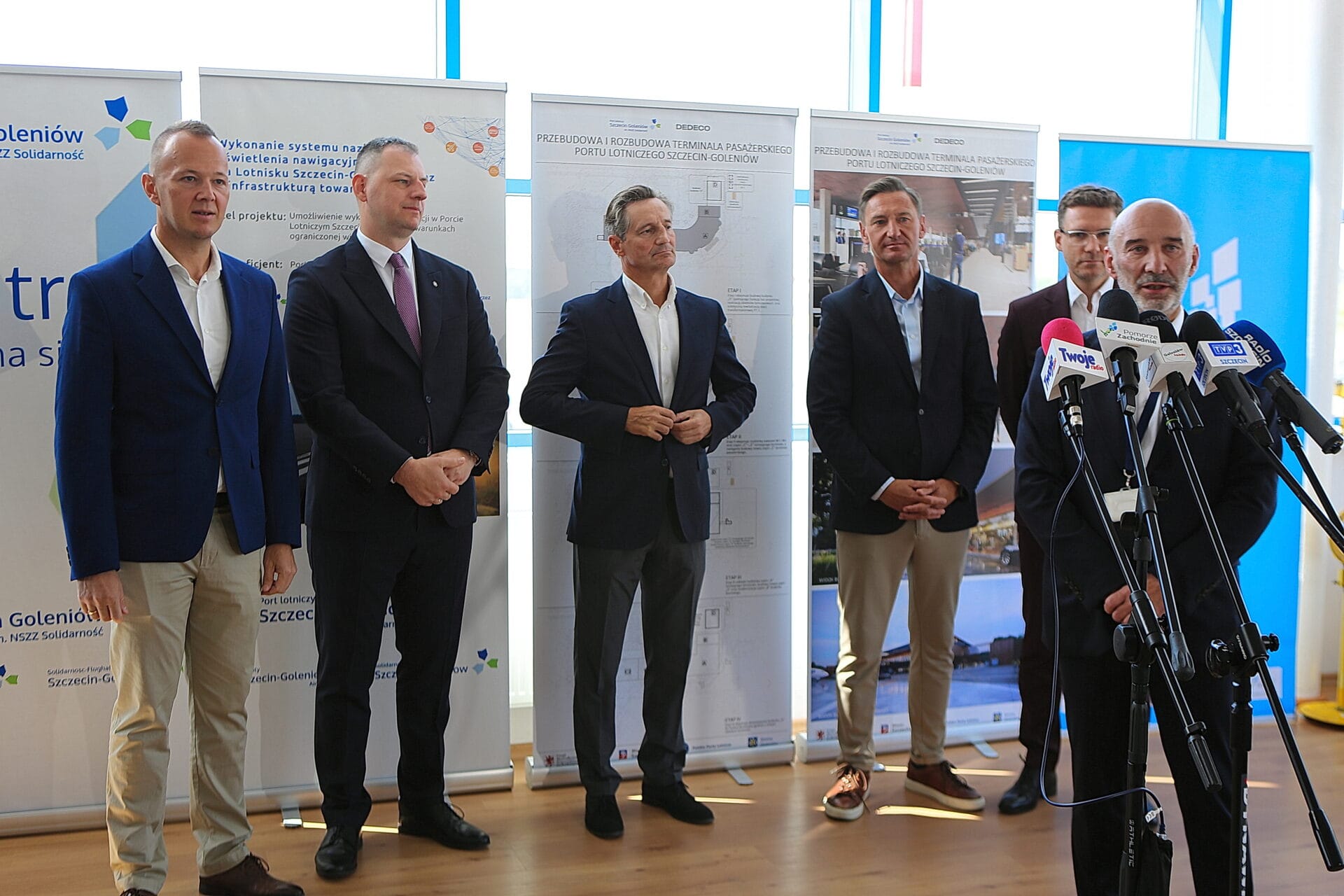 Konferencja Prasowa Lotnisko Szczecin - Goleniów