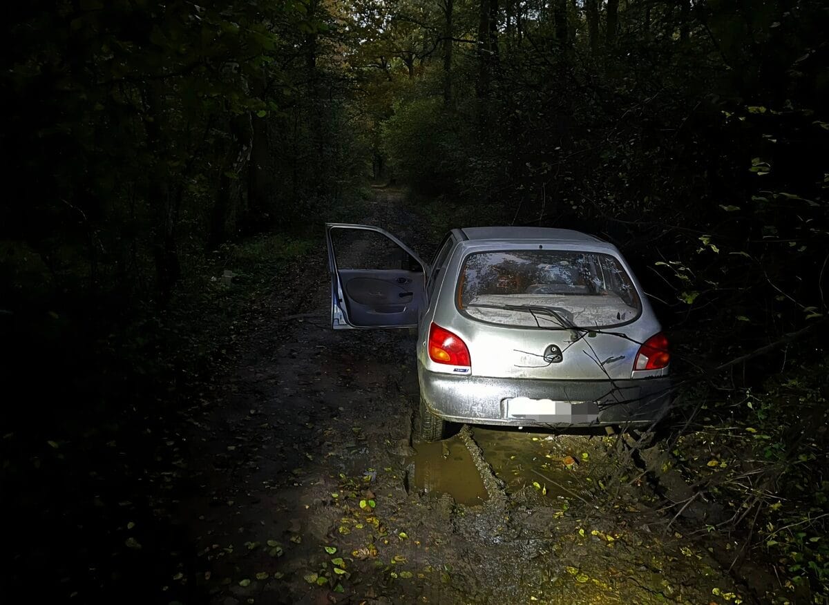 Nie zatrzymał się do kontroli – po 3 godzinach sam wrócił i przyznał się do winy samochód policja