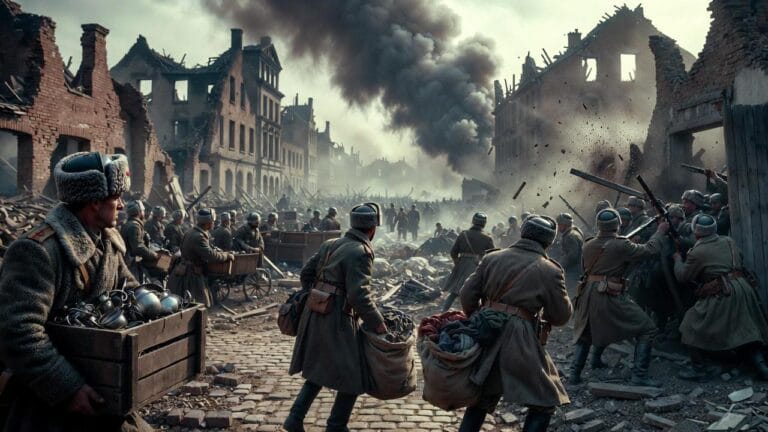 7 MARCA W GOLENIOWIE – święto gwałtów, mordów i łupieżstwa Armii Czerwonej! A władza niesie kwiaty pod pomnik.