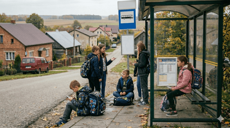 Gmina Goleniów oficjalnie o dowożeniu dzieci: „To nie są autobusy szkolne”