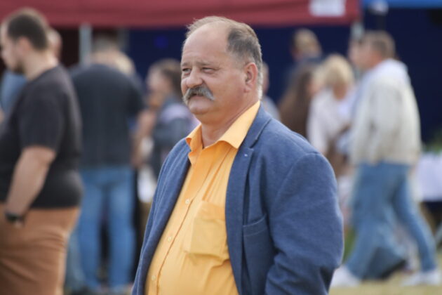 Sołtys Lubczyna Piotr Bartnik na dożynkach gminnych 2026